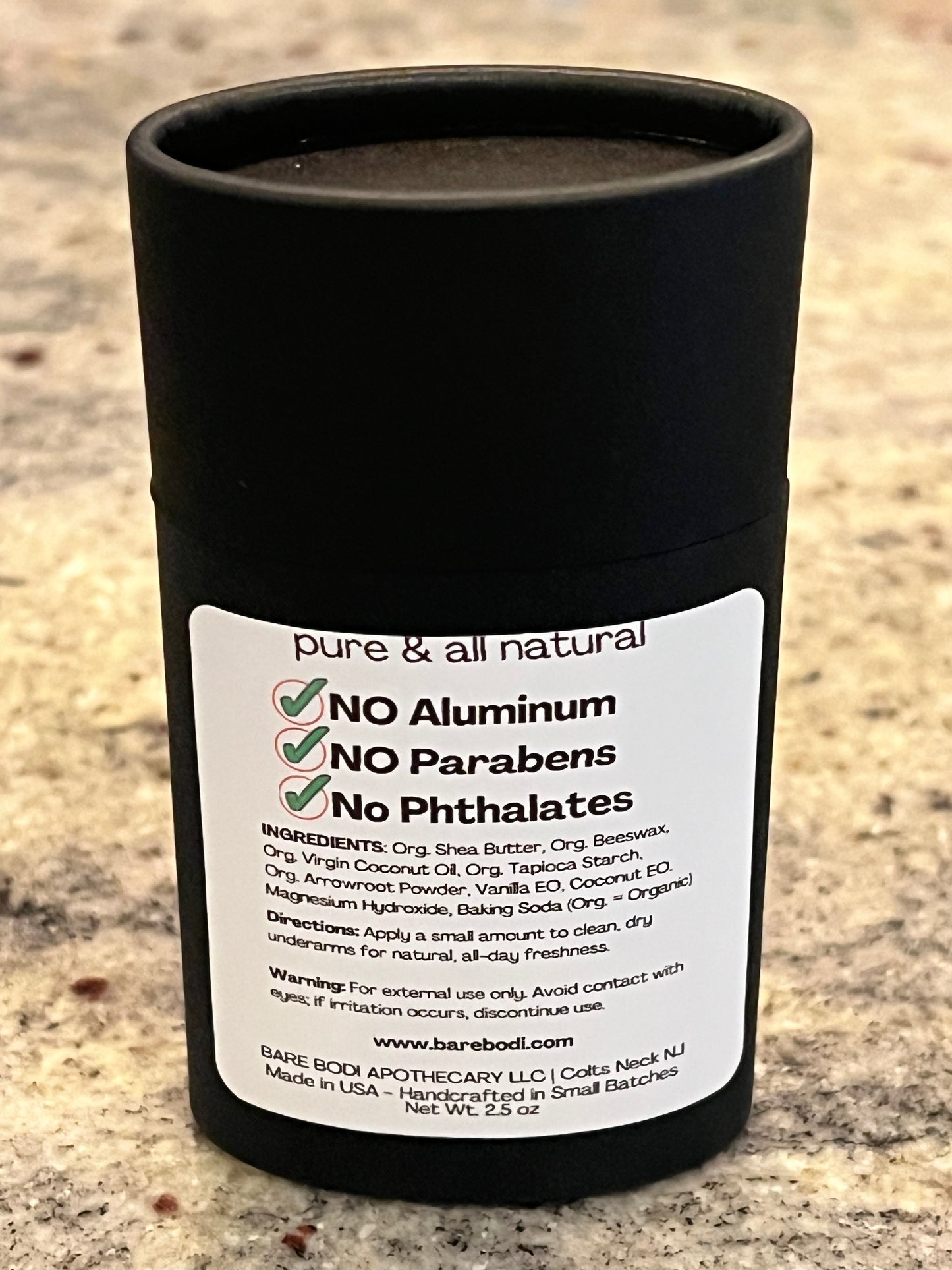 Non-Toxic, All Natural Deodorant