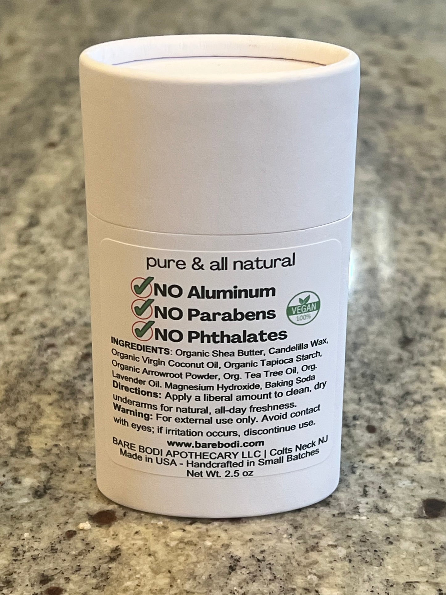 Non-Toxic, All Natural Deodorant