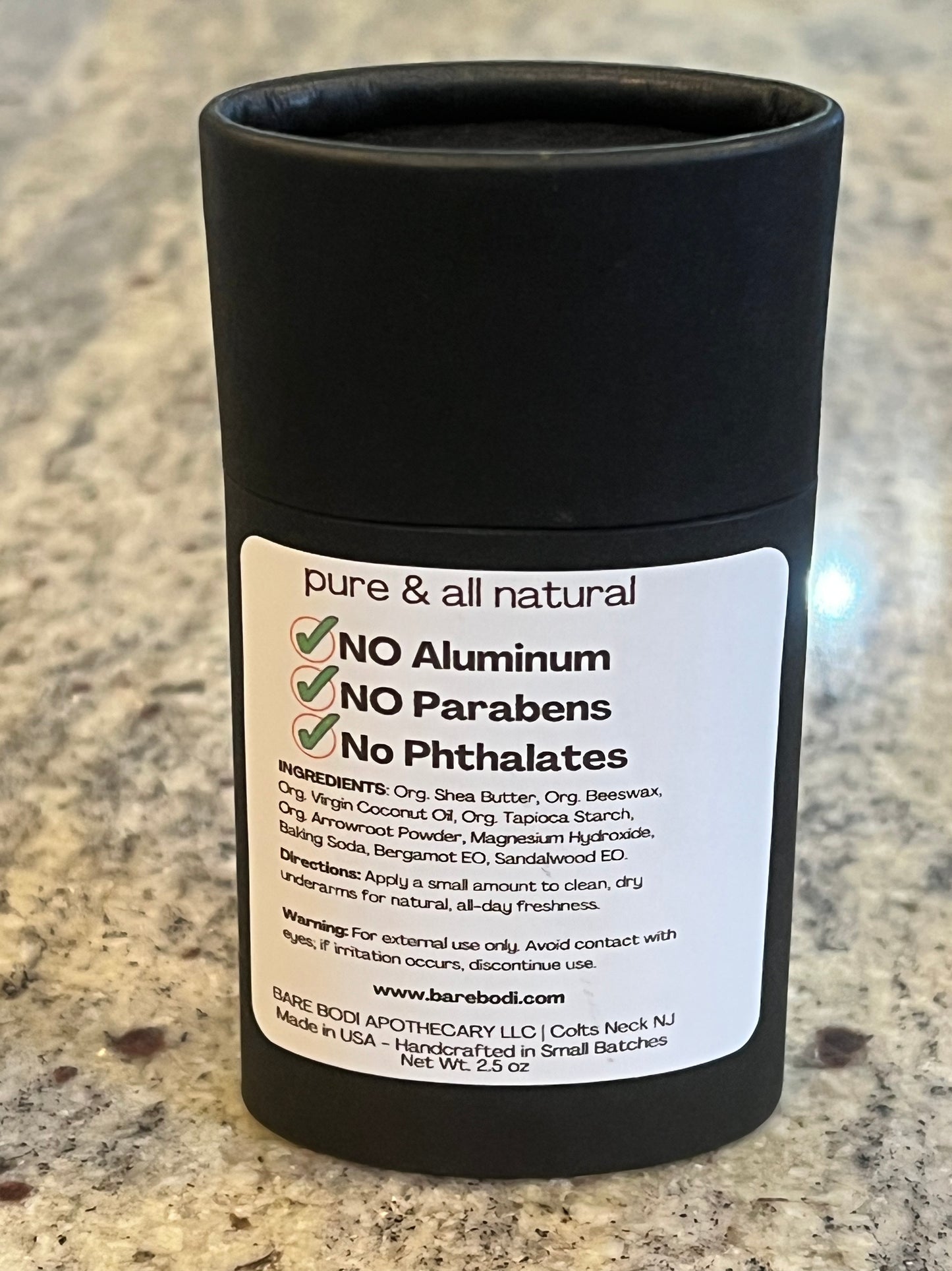 Non-Toxic, All Natural Deodorant